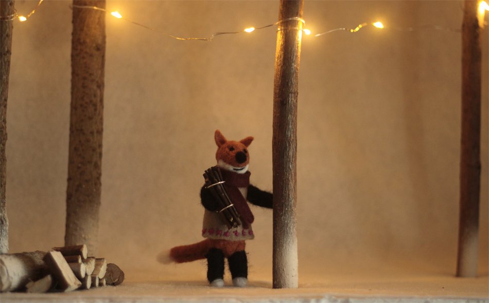 Felted fox